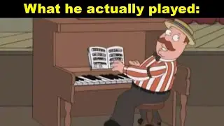 Pianos are Never Animated Correctly... (Family Guy Johnny)
