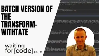Batch version of the transformWithState