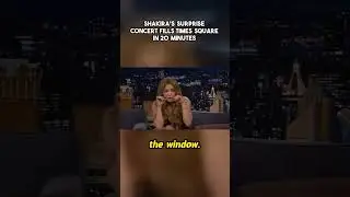 Shakira's Surprise Concert Fills Times Square in 20 Minutes 