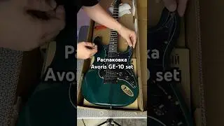 Гитарный комплект с OZON за 12к с комбарем на 25Вт! Avoris GE-10 set 