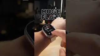 Apple Watch Ultra has A MAJOR FLAW 🫣 #apple #technology #applewatch