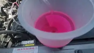 2013 TOYOTA SIENNA COOLANT REPLACEMENT