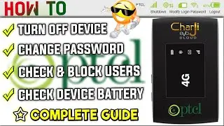 How To Turn Off Charji Device From Pc/Phone | Block Users | Change Password | Complete ( GUIDE )!!.
