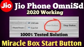 Jio Phone OmniSd Miracle Box Start Button Not Working Solution 2020