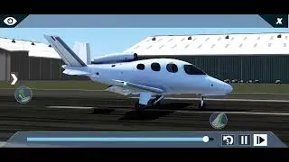 Epic landing in cirrus vision jet #swiss001landing