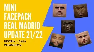 MINI FACEPACK REAL MADRID ¦¦ UPDATE 21/22 ¦¦ eFootball PES 2022 PPSSPP