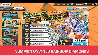 New EX ACE & YAMATO SUMMON ONLY 100 RDS Very lucky One Piece Bounty Rush OPBR