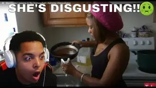 SHE COOKS HER FOOD WITH TOILET WATER!!!!