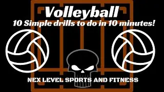Volleyball - 10 Simple Drills to do at home