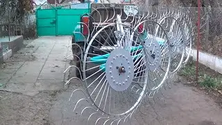 Самодельные грабли "солнышко" от автознахаря (с чертежами)