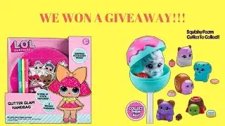 CakePop Cuties Lol Surprise Glitter Glam Handbag!