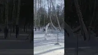 Бегаю на лыжах на Уктусских горах