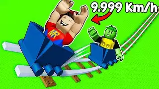 WHOEVER BUILD THE FASTEST CART WINS on ROBLOX.