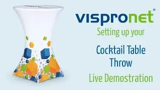 Cocktail Table Cover: How To Setup - [Vispronet]