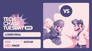 ベジータ | Saiyan (Mario) vs KingP (Dr Mario) | Losers Finals | Tech Chase Tuesday 95