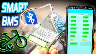 Bluetooth Smart BMS Li-ion 18650 13s 15s 48v 55v from AliExpress / DIY Electric Bicycle