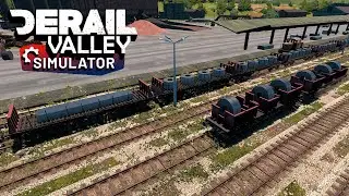 Derail Valley - Обзор британских платформ для стали