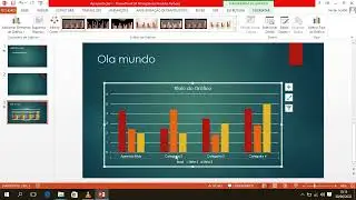 Como fazer Grafico no PowerPoint   Gráfico de Barras