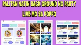 How to change background theme in Poppo Party live