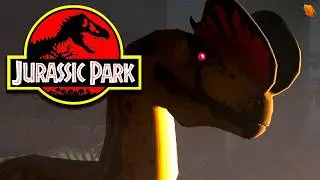 Nedry's Dilophosaurus Encounter | Spooktober