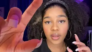 ASMR- 8 Minutes of TINGLY Personal Attention 😴💓 (MAKEUP APPLICATION, EYE EXAM, FACE BRUSHING)