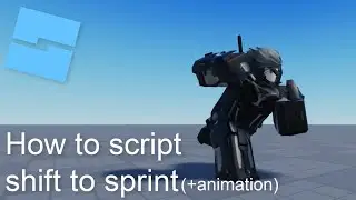 How to script shift to sprint in Roblox Studio (+animation)