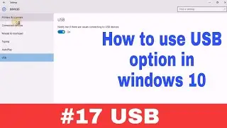 #17 USB in device manager not working and recognized windows 10 in Hindi | USB device is not showing