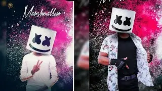 Marshmallow photo editing in picsArt ||picsArt Background change Manipulation Step By step in Hindi