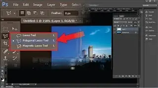 Fungsi Lasso Tool, Polygonal Lasso Tool dan Magnetic Lasso Tool - Tutorial Photoshop