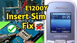 Samsung E1200y Sim Insert Problem | सिम लगाने पर काम नहीं कर रहा है | Samsung E1200y Sim Tray Change