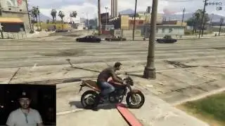 Grand Theft Auto V - Random driving & mission Three is a Company