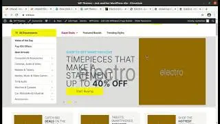 Electro   Electronics Store WordPress Theme   Digital Products Online Store Website Ezedanpe
