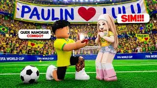 ROBLOX - PEDI MINHA VIZINHA EM NAMORO NO JOGO DO BRASIL