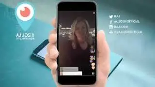 AJ Joshi with Michelle Mone OBE on Periscope