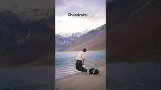 Aansu aagye Chandratal dekhkar 🥺♥️ #mihir #spiti #chandratal #shorts #travel #vloger #nature