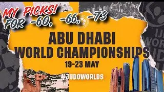 My Lightweight Picks for Judo Abu Dhabi World Championships 2024