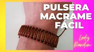 Pulsera macrame fácil, verano 2023 #macrame #pulseradehilo #bracelet