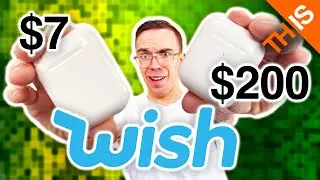 Trying $7 AirPods from WISH