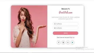 How To Create Responsive Login Form Using  HTML & CSS
