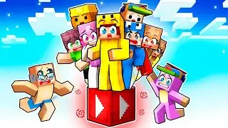 OVERLEEF Op 1 YOUTUBE BLOK In Minecraft!
