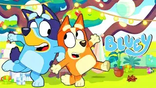 Let's Play and Have Fun at the Backyard with Bluey #bluey #gameplay 🐾🌳💙