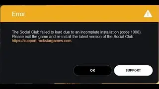 เข้า Rockstar Games แล้วมันขึ้นError (code 1008)