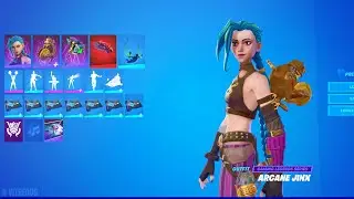 Fortnite Arcane Jinx Skin X League of Legends