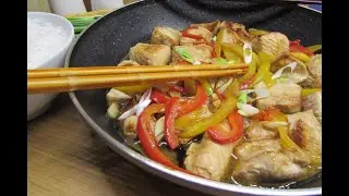 Диетическая еда # индейка с овощами и рисом.