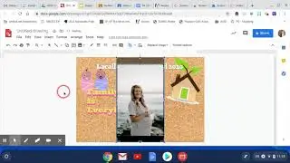 Google Draw Tutorial: How to add images / change transparency