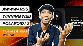 🚀 Mastering Canvas Rendering with JavaScript and GSAP Tutorial | PART 02 | Polaroid I-2