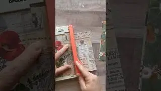 Masterboard Glue Book✂️ Full video on my channel. #relaxing #nature #masterboard #collage #paper