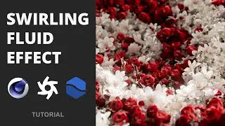 How to Make a Swirling Flower Effect in Cinema 4D + RealFlow