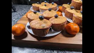 Orangy Blueberry Muffins (Part 1)