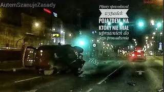 Pijany spowodował wypadek pojazdem, na który nie miał uprawnień do jego prowadzenia